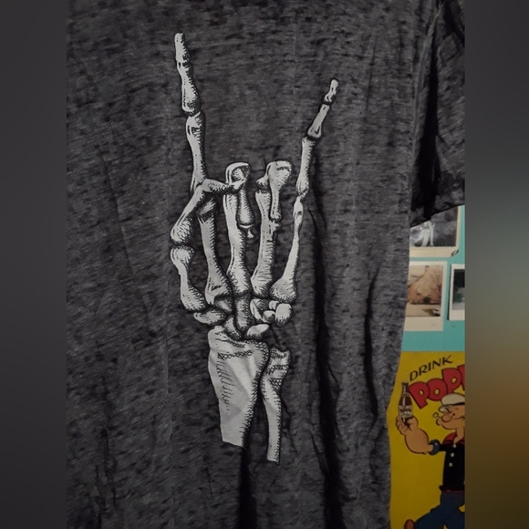 Skeleton Cut Comfy Tee - Picture 2 of 4